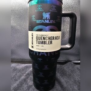 CHANEL Black and Silver Men's Tumbler